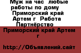 Муж на час (любые работы по дому)  - Приморский край, Артем г. Работа » Партнёрство   . Приморский край,Артем г.